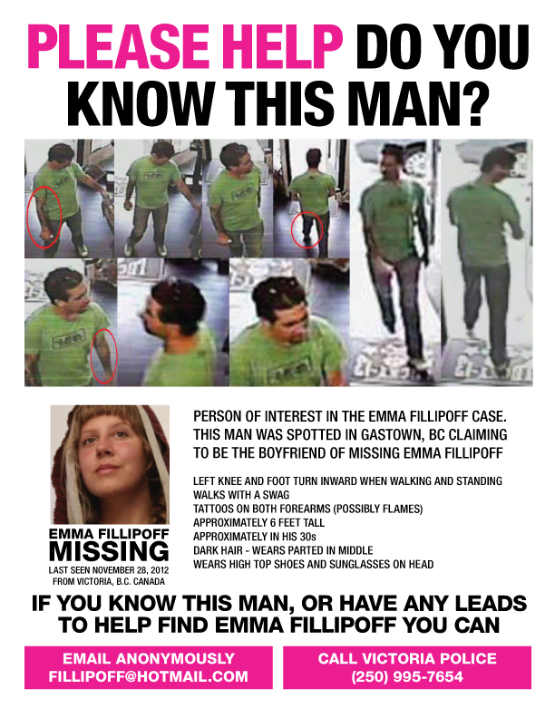 Help Find Emma Fillipoff